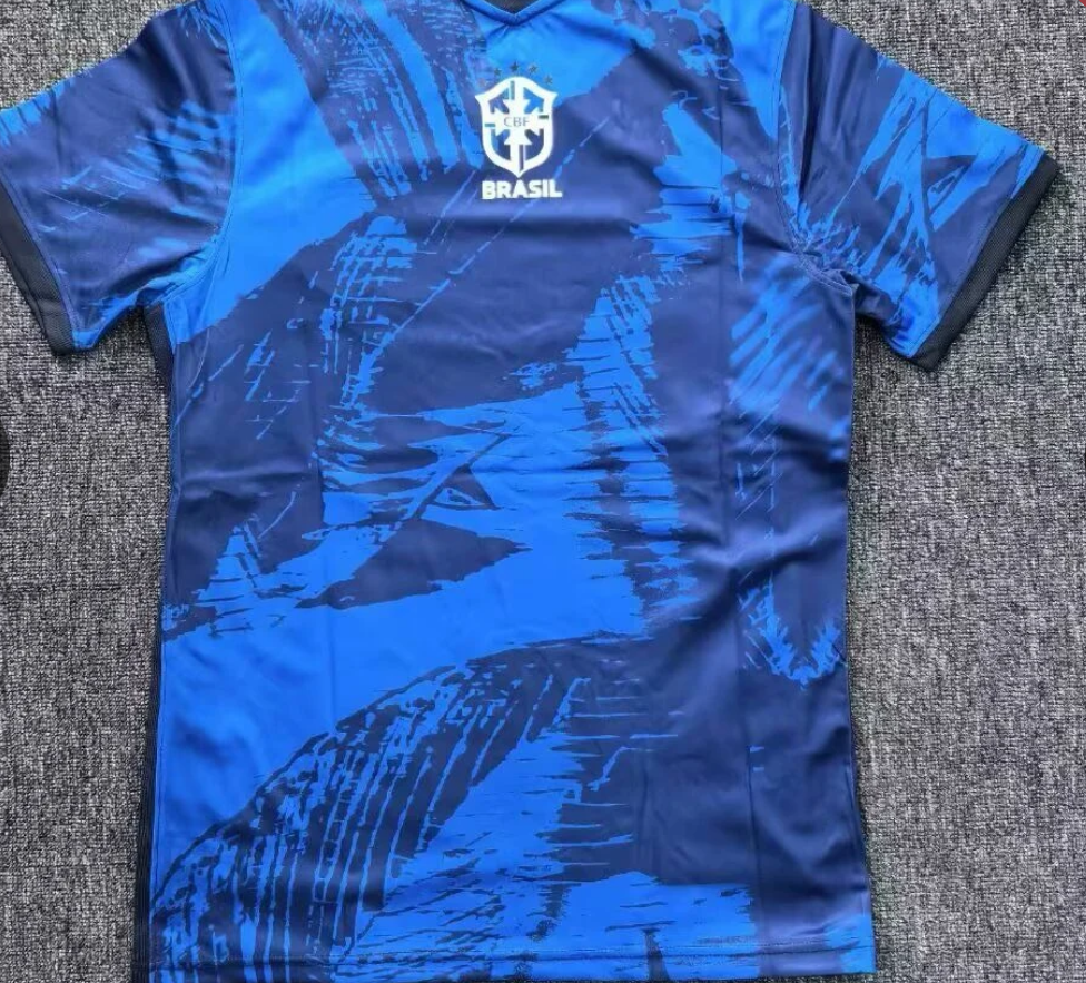 Brazil 2025 Special Edition Blue Football Jersey