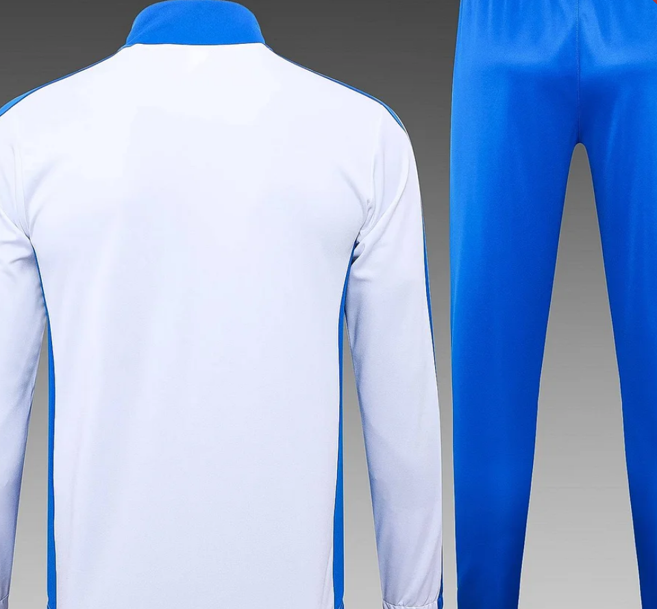 Brazil 2024 Half-Pull Training Suit Off-White Football Shirt