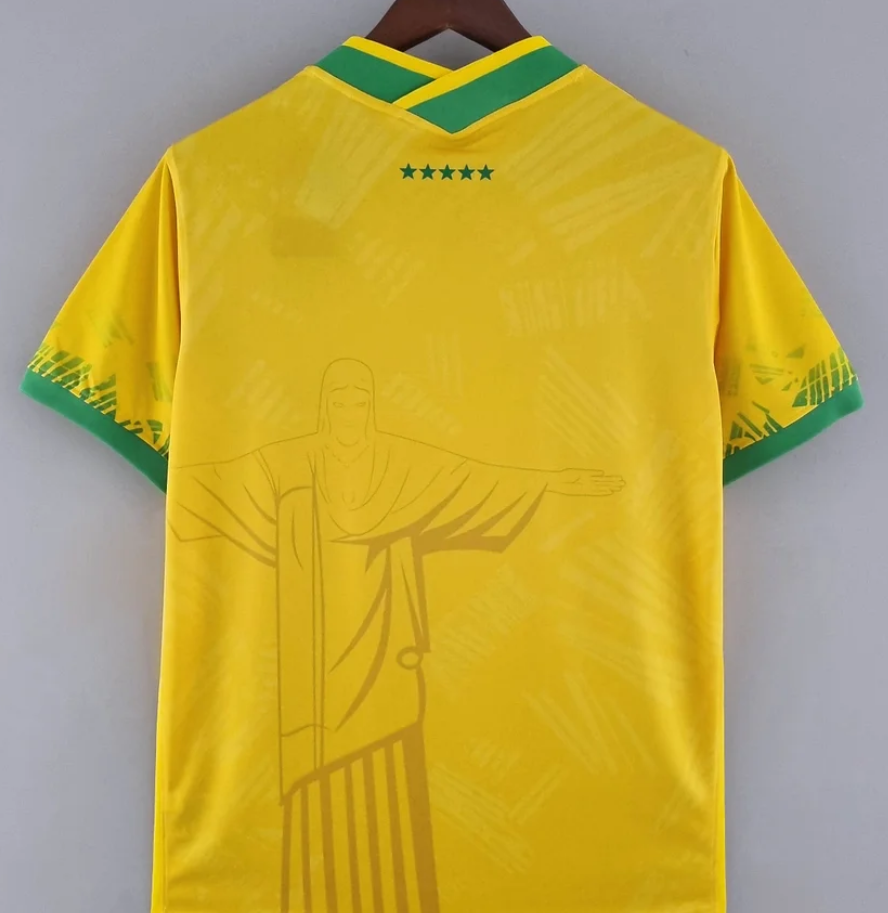 Brazil 2022 Classic Yellow Football Jersey