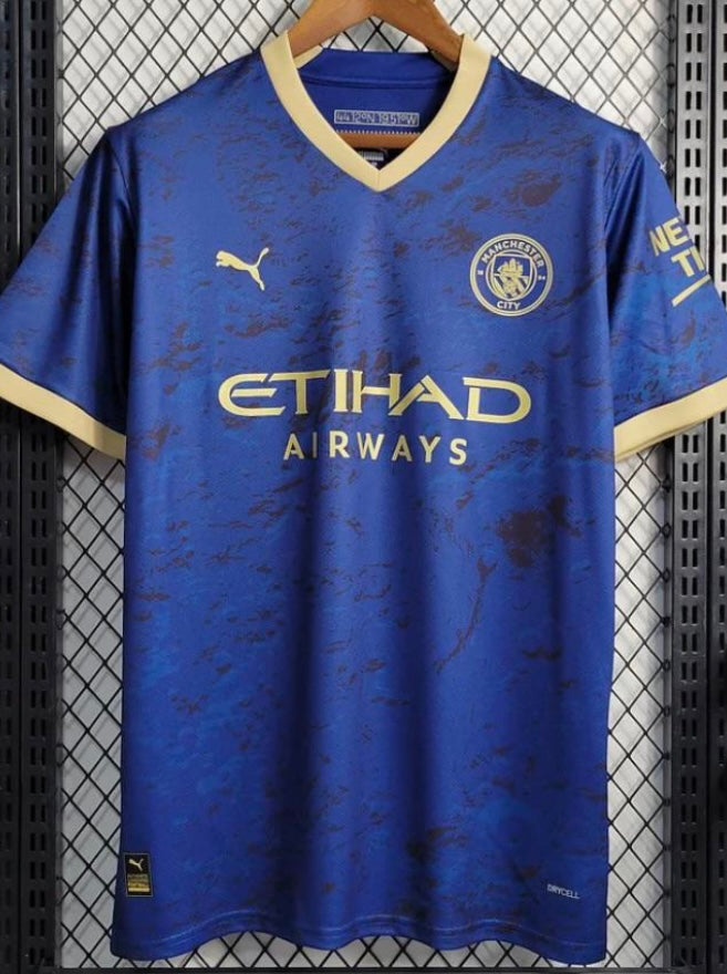 Manchester City 2023 Blue Football Shirt, Chinese New Year Commemorative Edition