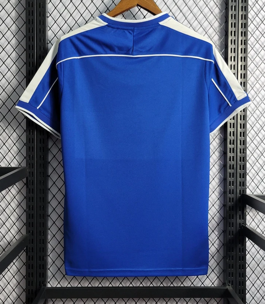 Camiseta de fútbol retro de visitante de Brasil 1998