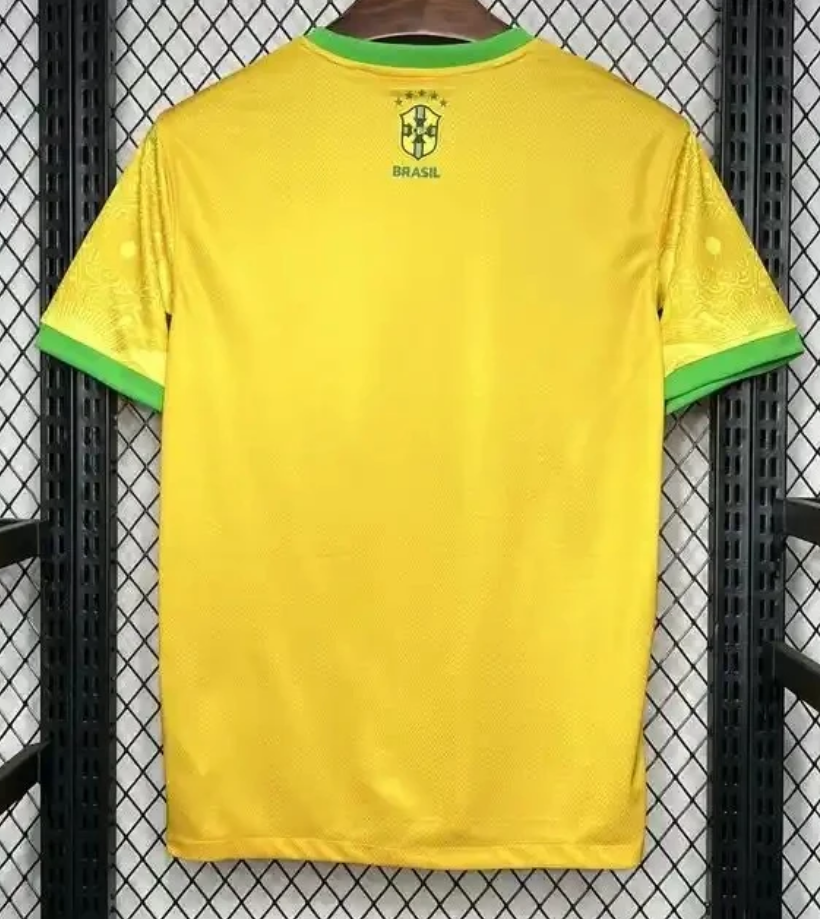 Brazil 2024 Special Edition Light Yellow Goddess Football Jersey