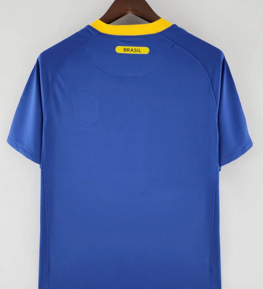 Camiseta de fútbol retro de visitante de Brasil 2010
