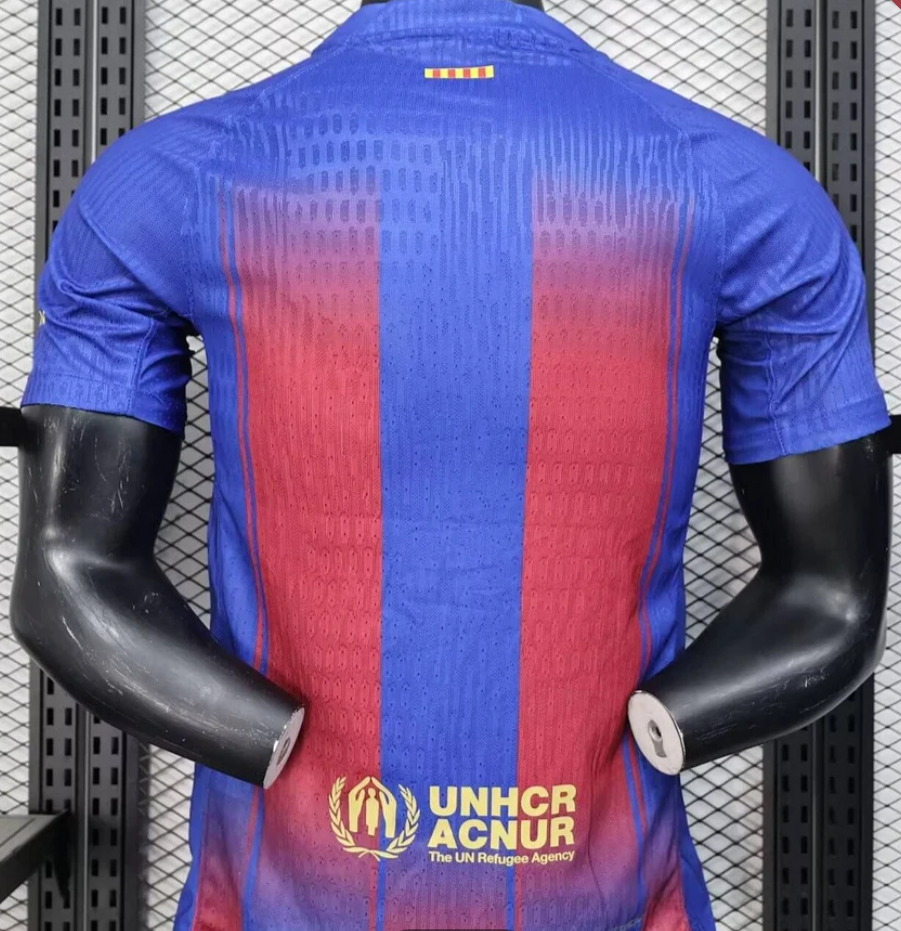 Barca 2025/2026 Player Version Home Football Shirt