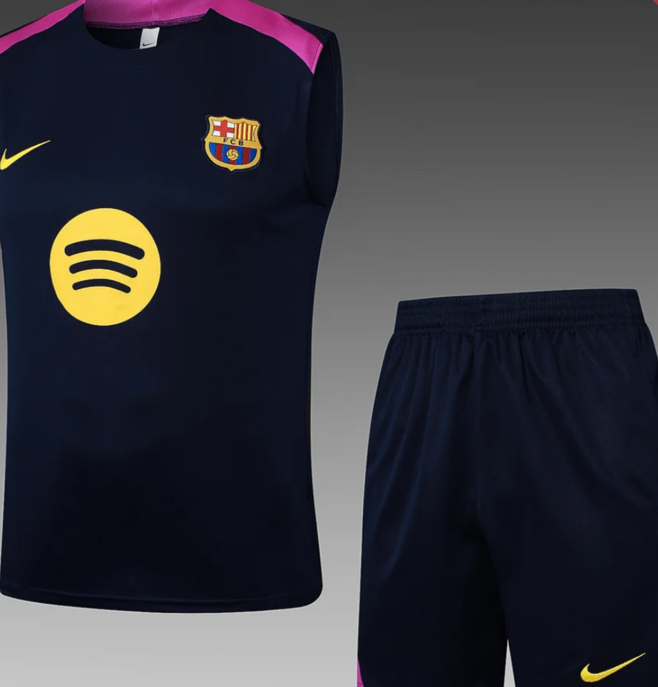 2025/2026 Barcelona Pre-Match Training vest+short