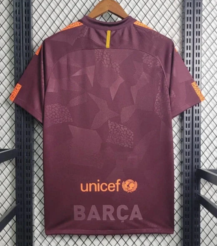 Barca 2017/2018 Retro Third Away Football Shirt