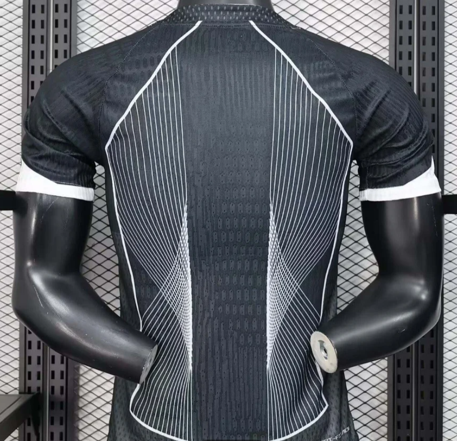 Barca 2025/2026 Special Edition Black And White Football Jersey