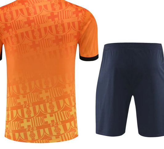 Conjunto de entrenamiento naranja del Barça 2024/2025