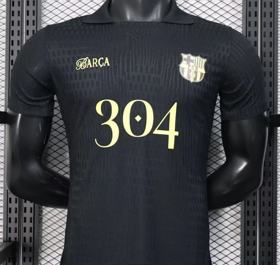 Barca 2025/2026 Special Edition Black 304 Football Jersey