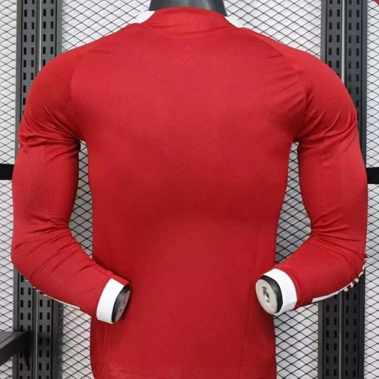 Camiseta de fútbol de manga larga del Liverpool para casa 2025/2026