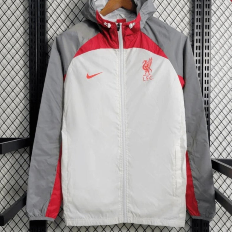 Liverpool Windbreaker 2023/2024 White and Gray