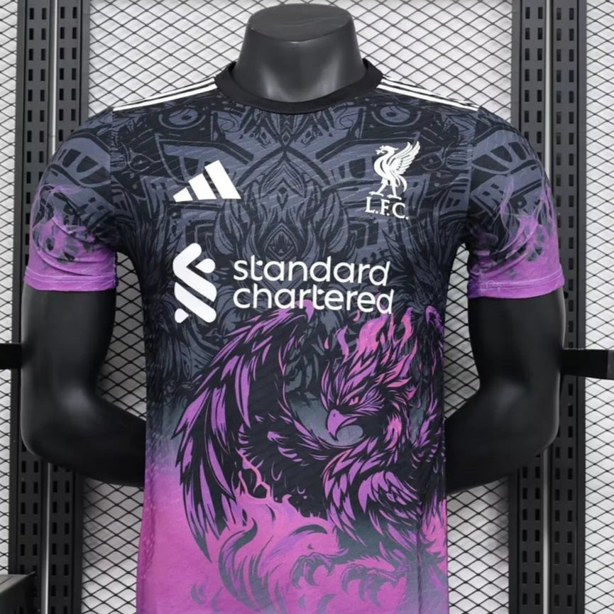 Liverpool Football Jersey Special Edition 2024/2025 Black and Purple