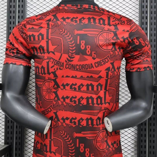 Camiseta Edición Especial Arsenal Negra-Roja 2024/2025