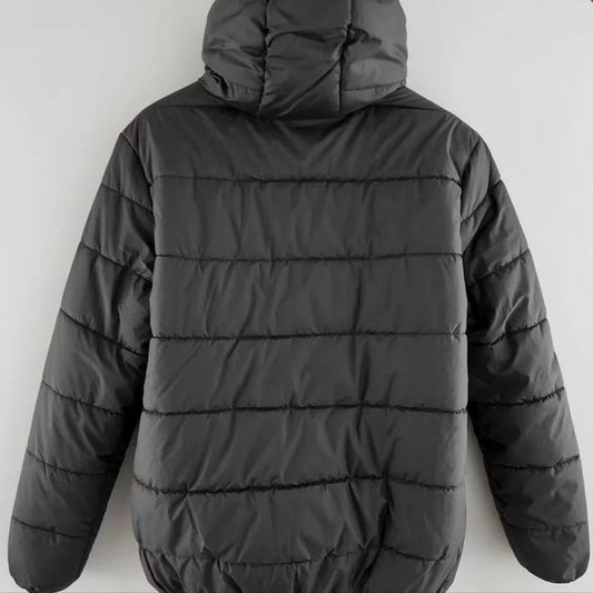 Chaqueta de fútbol de algodón negra del Manchester City 2024/2025