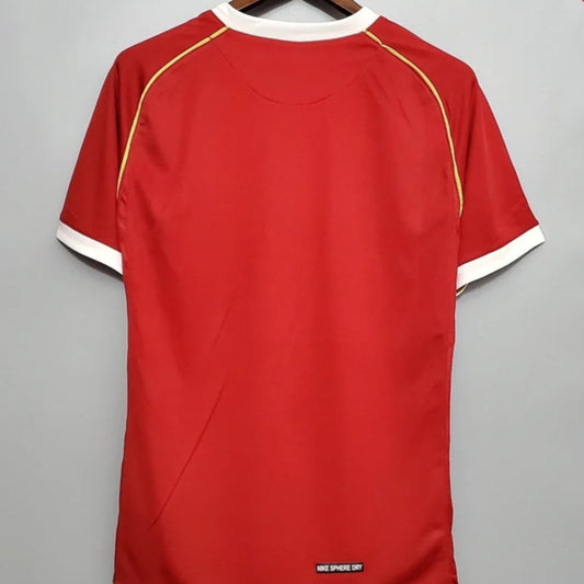 Camiseta de fútbol retro de local del Manchester United 2006/2007