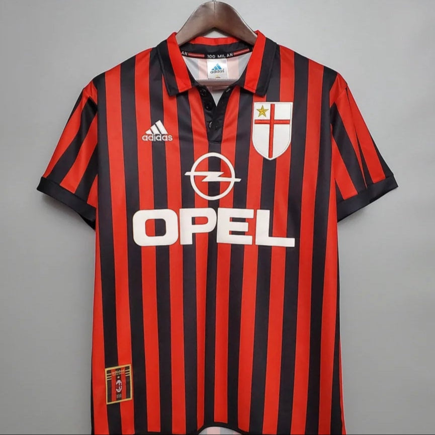 1999/2000 Retro AC Milan Home Football Shirt
