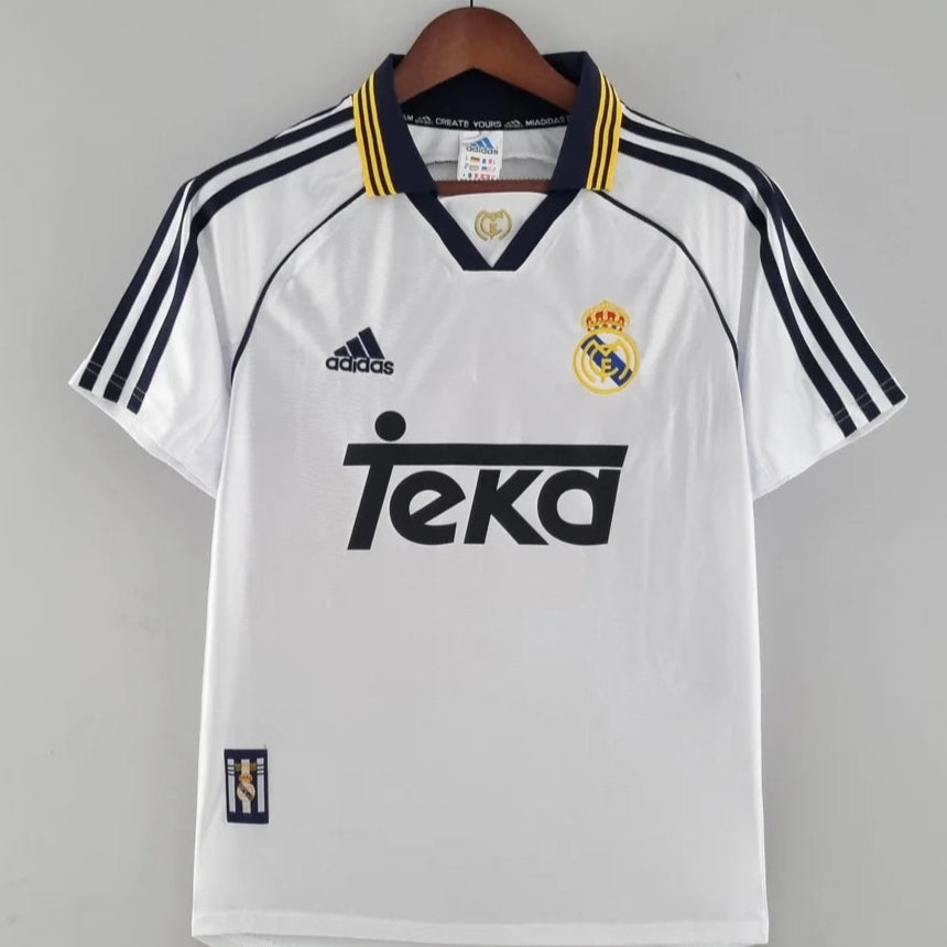 1999/2000 Real Madrid Retro Home Football Shirt