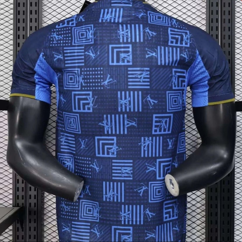 2025/2026 Real Madrid Special Edition Dark Blue Football Shirt