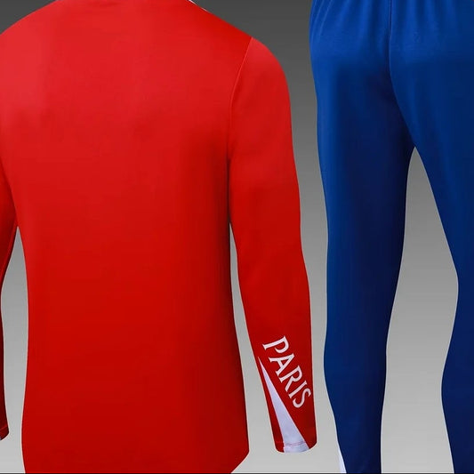 Traje de entrenamiento PSG Red Half-Pull 2025/2026
