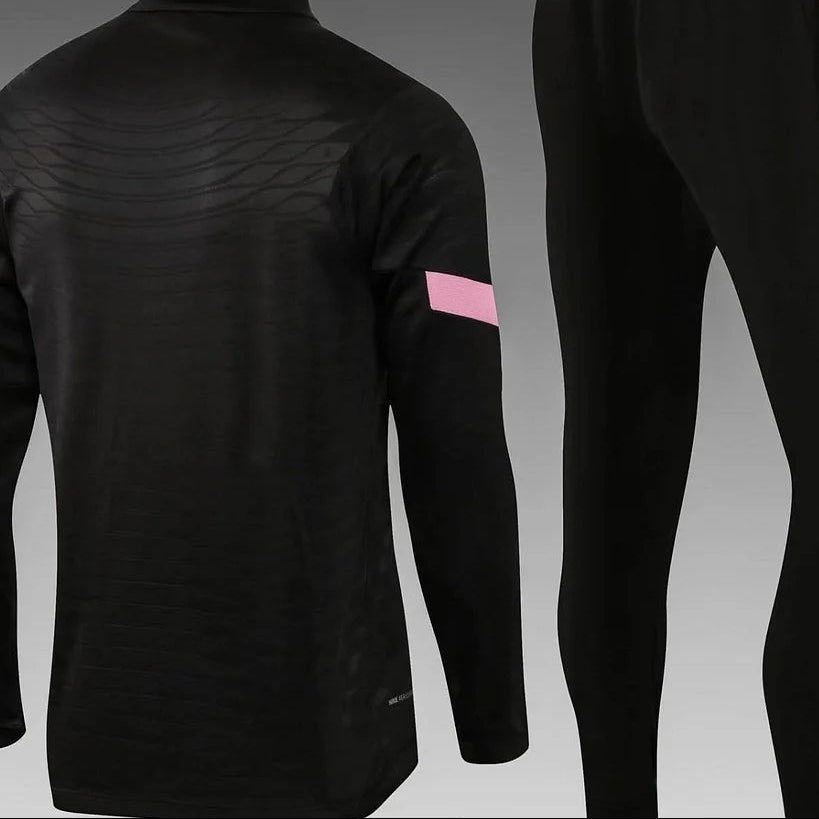 2021/2022 PSG Black Long Sleeve Training Suit