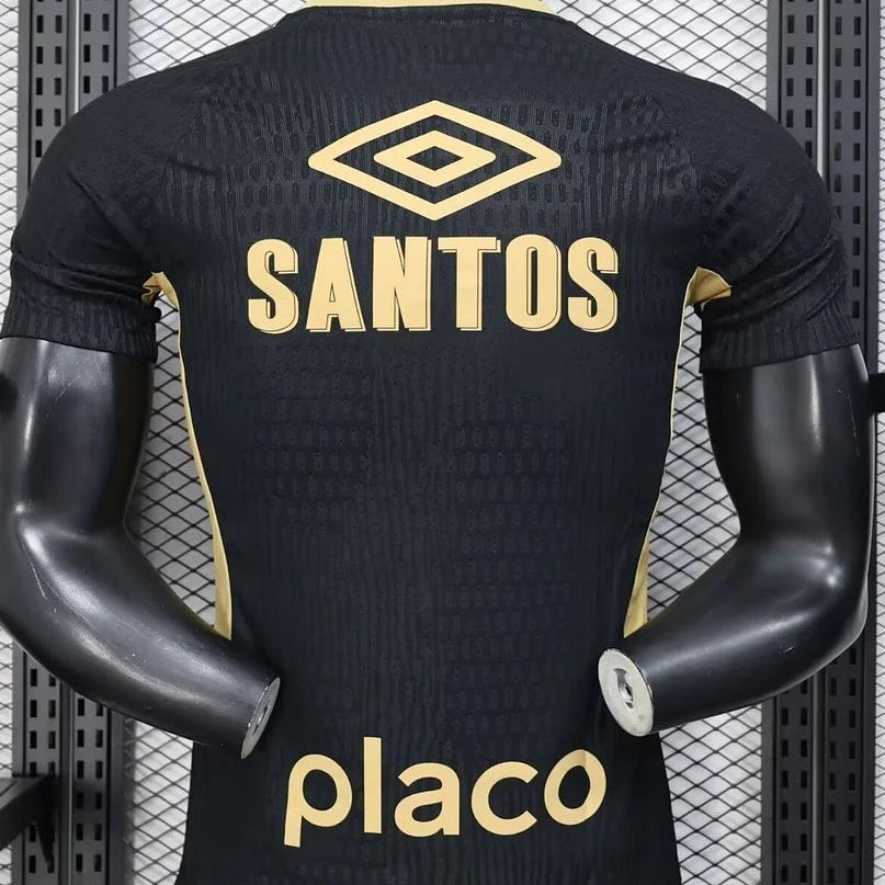 2025/2026 Santos New Ads Home Black Football Shirt