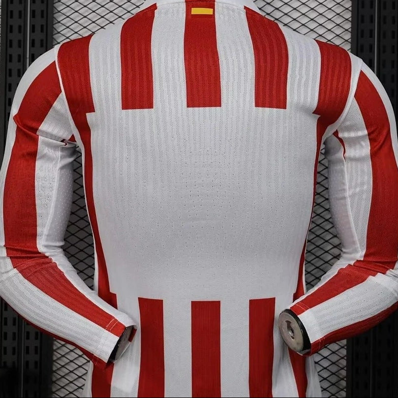 2025/2026 Atletico Madrid Home Long Sleeve