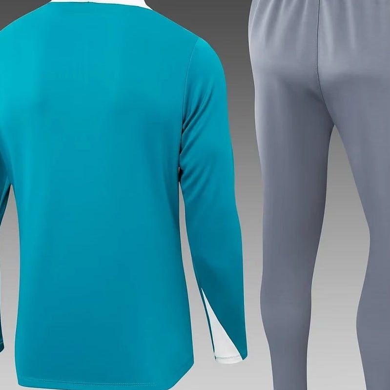 2024/2025 Atletico Madrid Lake Blue Training Suit
