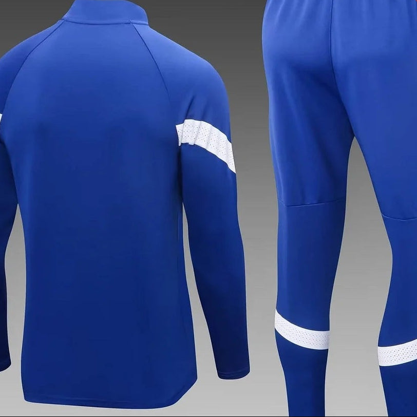 2022/2023 Olympique de Marseille White and Blue Training Suit
