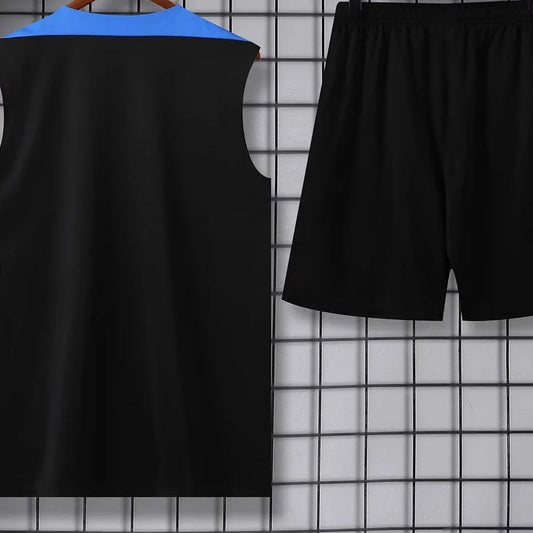 Conjunto de entrenamiento y pantalón corto Inter de Milán Negro 2024/2025