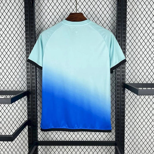 Camiseta de fútbol de la selección nacional azul de entrenamiento de Marruecos 2025