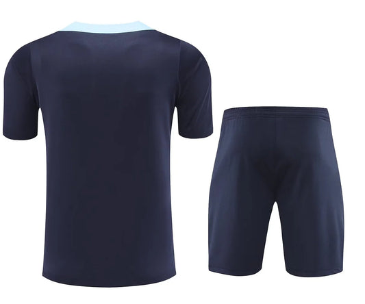 Ensemble Maillot + Short d'entraînement Nike France Bleu 2024