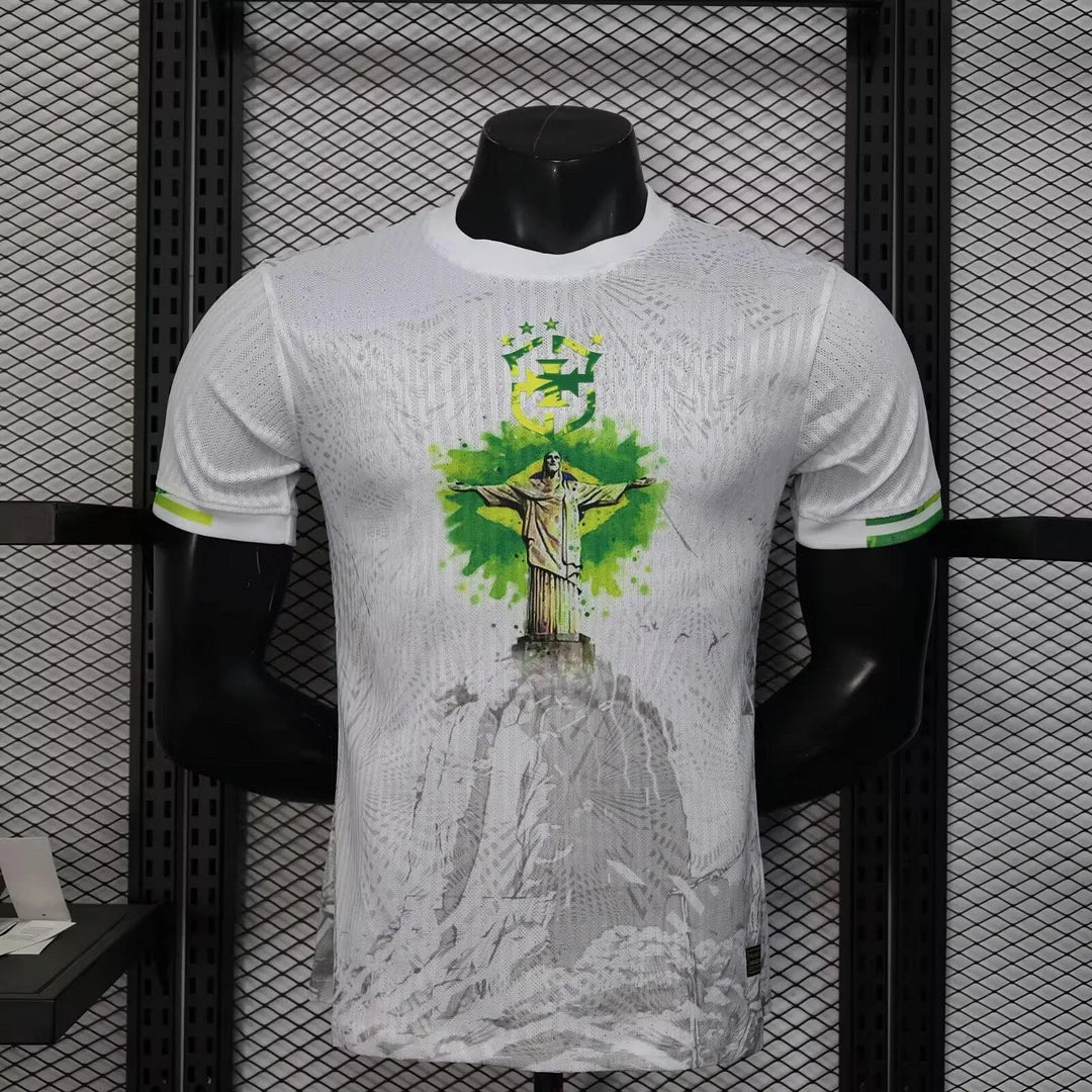 Brazil 2025 White Special Edition Football Jersey