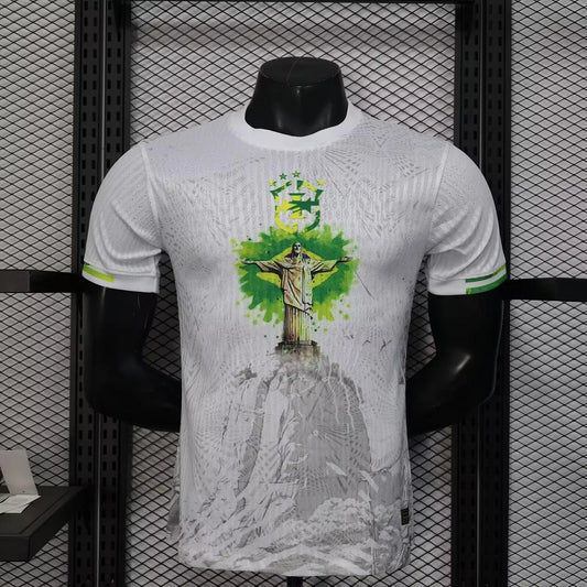 Brazil 2025 White Special Edition Football Jersey