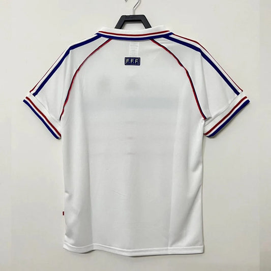 Camiseta de Fútbol Retro de Visitante de Francia 1998