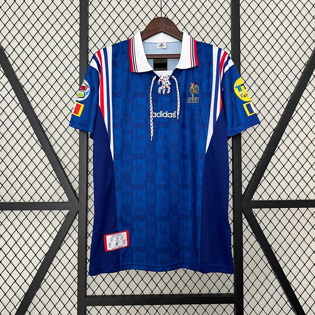 1996 France Retro Home Football Shirt