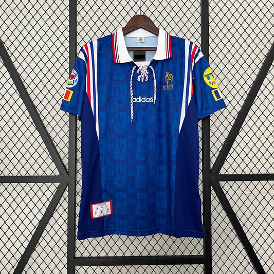 1996 France Retro Home Football Shirt