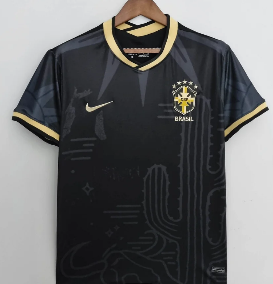 Brazil 2022 Black Special Edition Football Jersey