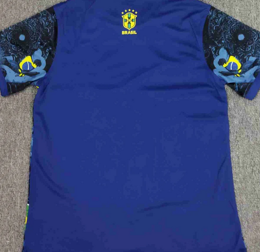 Camiseta de fútbol azul Diosa Edición Especial Brasil 2024