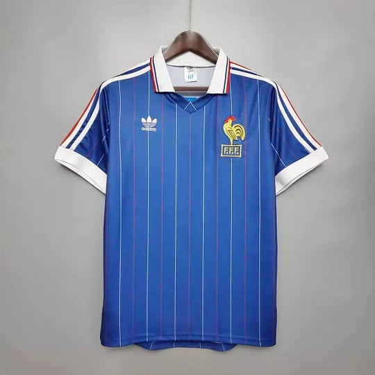 1982 France Retro Home Football Shirt