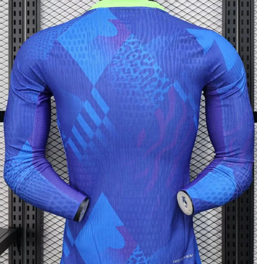 Brazil 2025 Long Sleeves Away Football Jersey