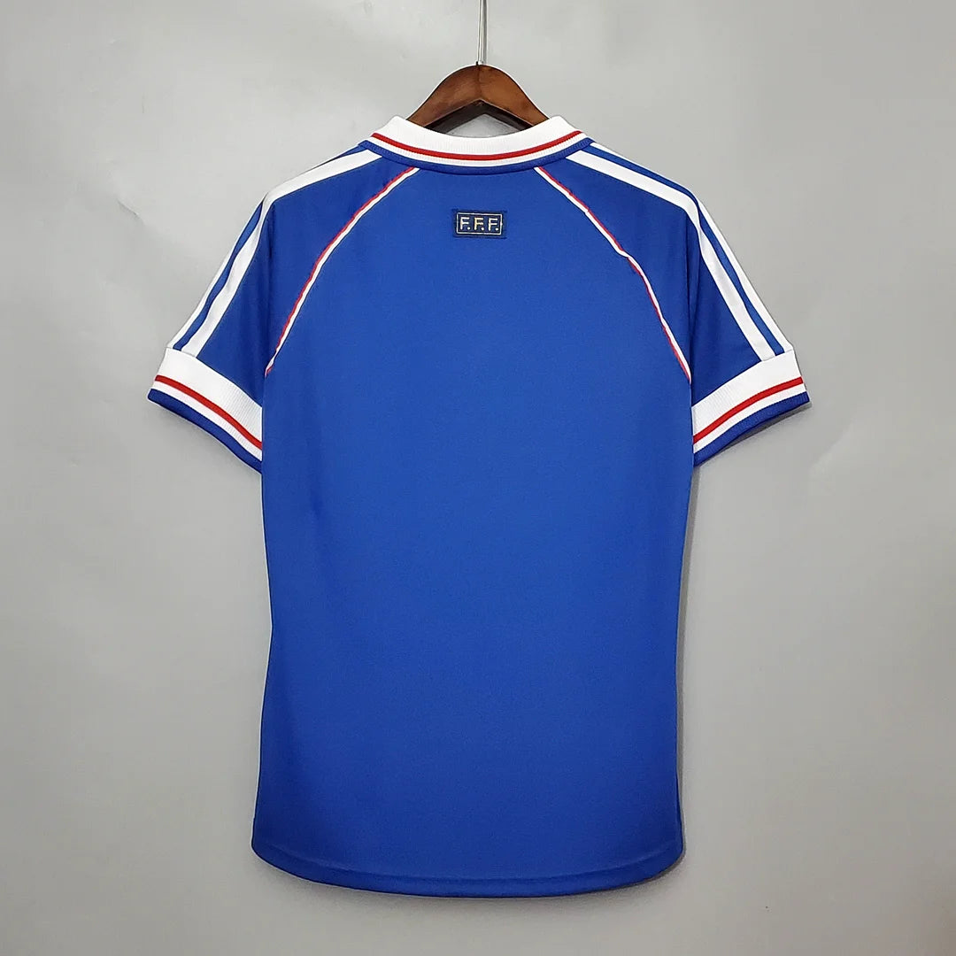 1998 France Retro Home Football Shirt