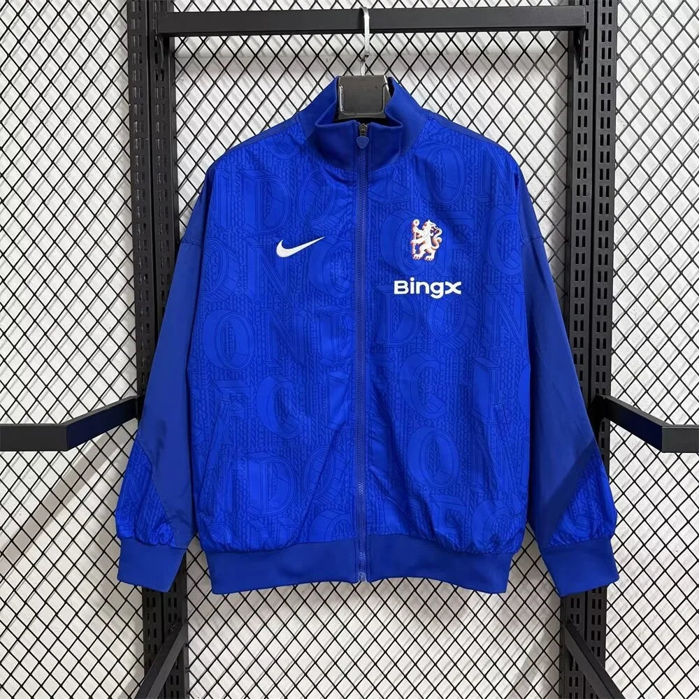 Cortavientos azul del Chelsea 2025/2026