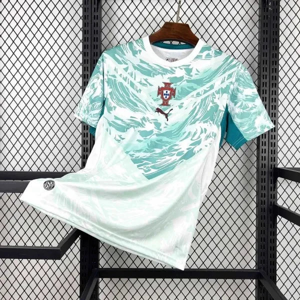 Camiseta de fútbol del Mundial 2026 de Portugal de visitante