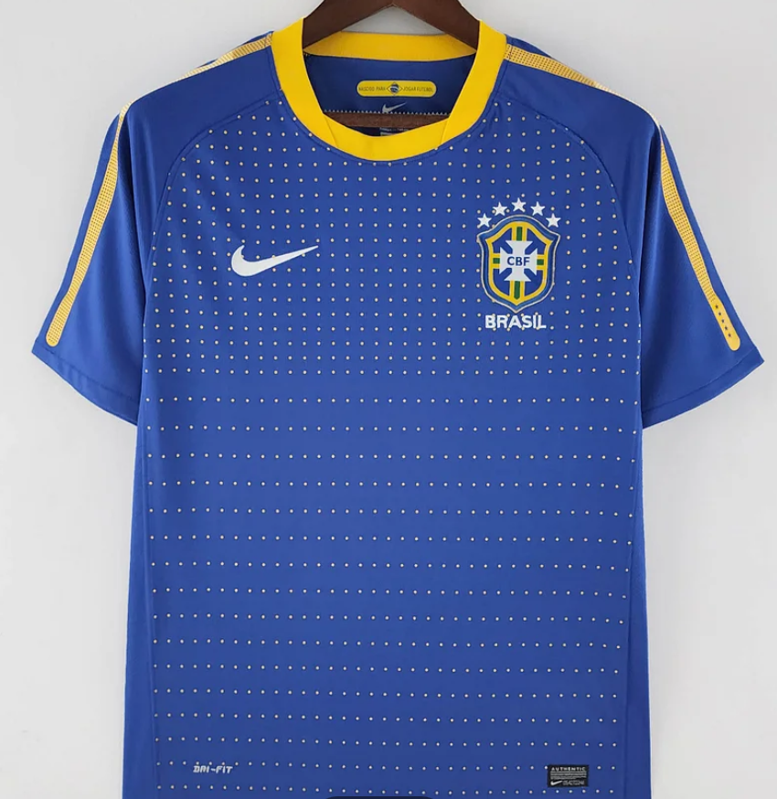 Brazil 2010 Away Retro Football Jersey