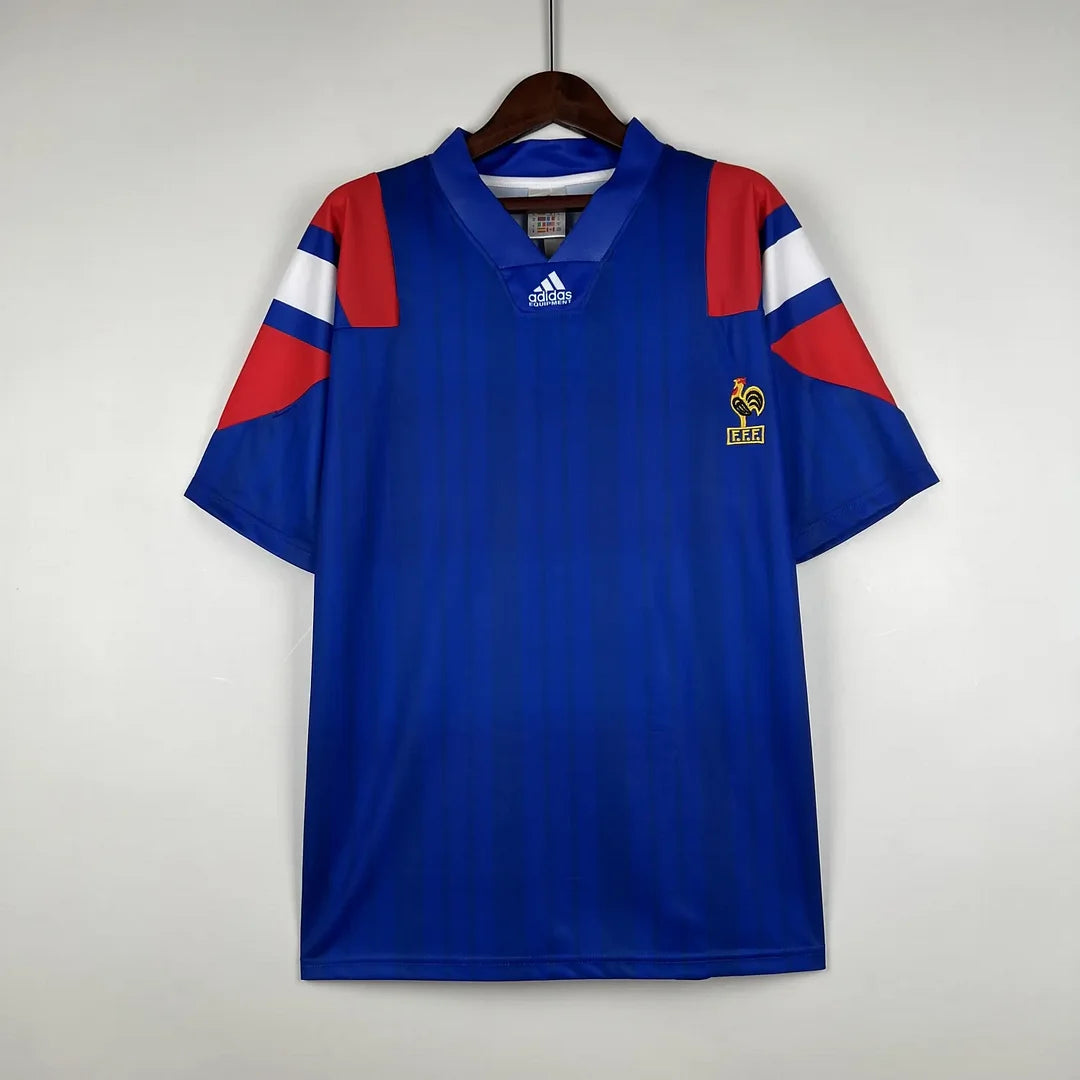 1992/1994 France Retro Home Football Shirt