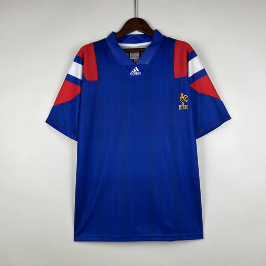 1992/1994 France Retro Home Football Shirt