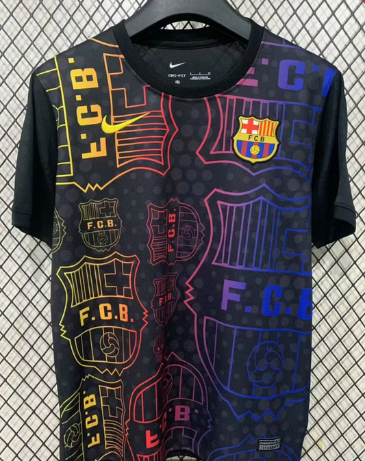 Barca Black And Yellow Camouflage 2025/2026 Special Edition Football Jersey