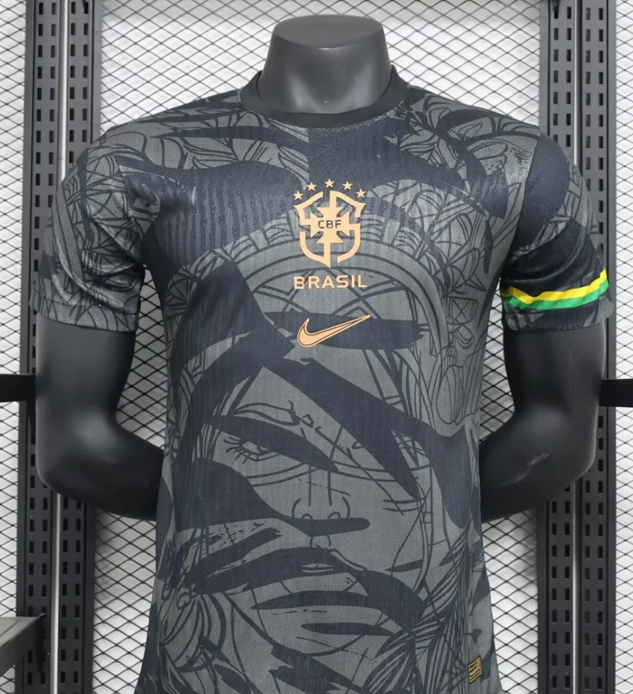 Brazil 2024 Black Special Edition Football Jersey