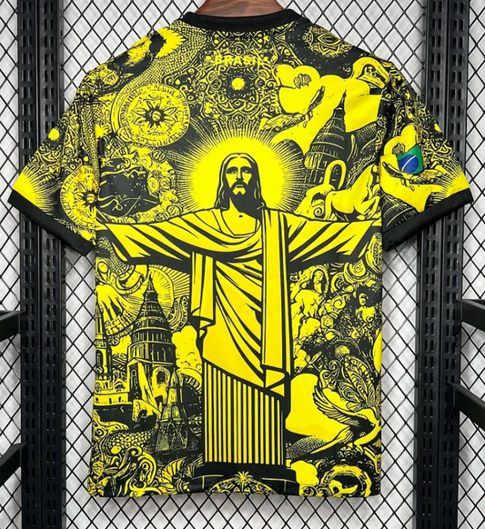 Brazil 2024 Yellow Goddess Special Edition Football Jersey