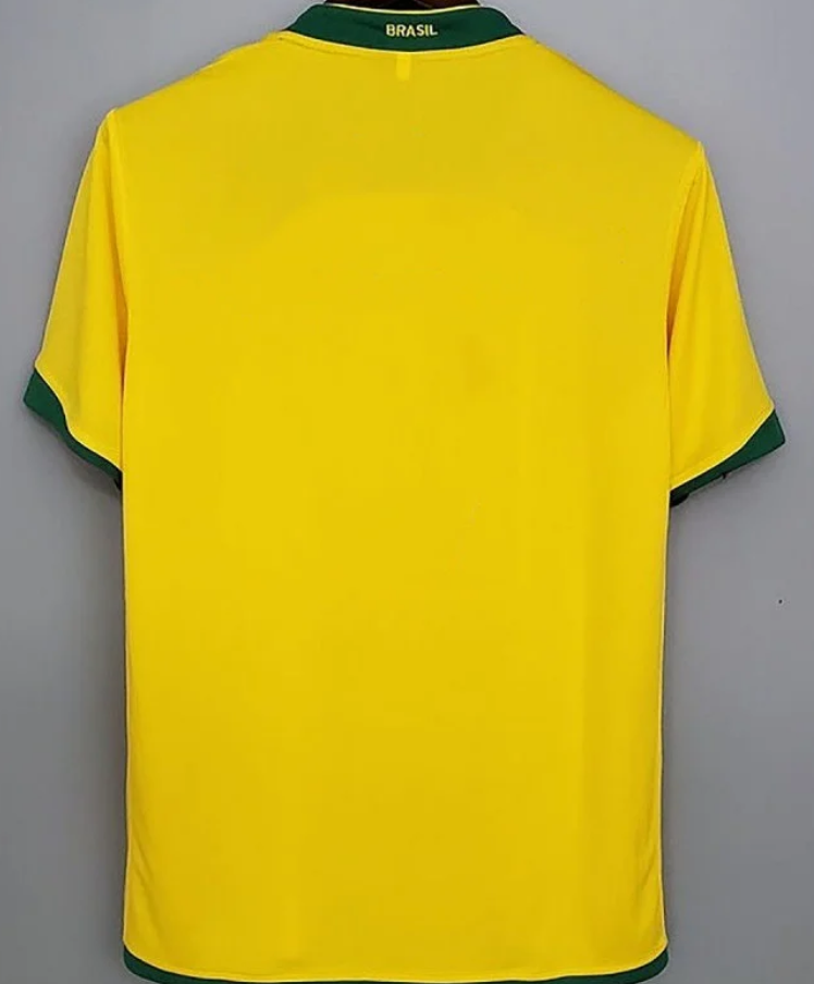 Brazil 2006 Retro Home Football Jersey